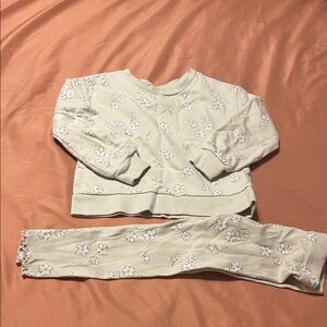 Carter's Cream Floral Kids Matching Set